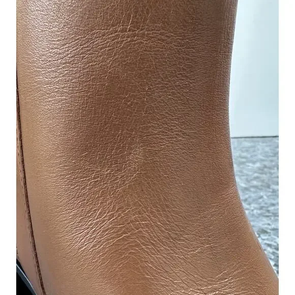 Everlane The Outlaw Boot Saddle Brown Leather Boots Size 9 - Picture 9 of 13